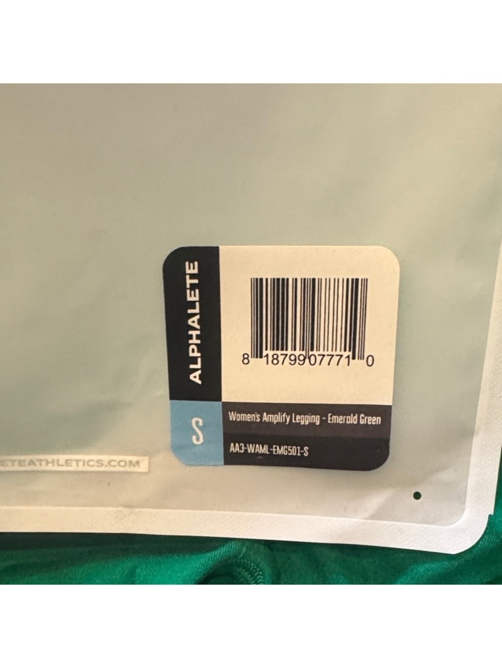 ALPHALETE AMPLIFY MID RISE LEGGING size small - Picture 5 of 5